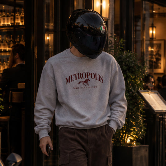 Metropolis Social Club Heavyweight Crewneck Op1