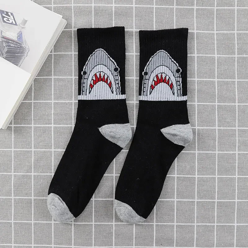 THE CURIOUS SHARK Men's Socks