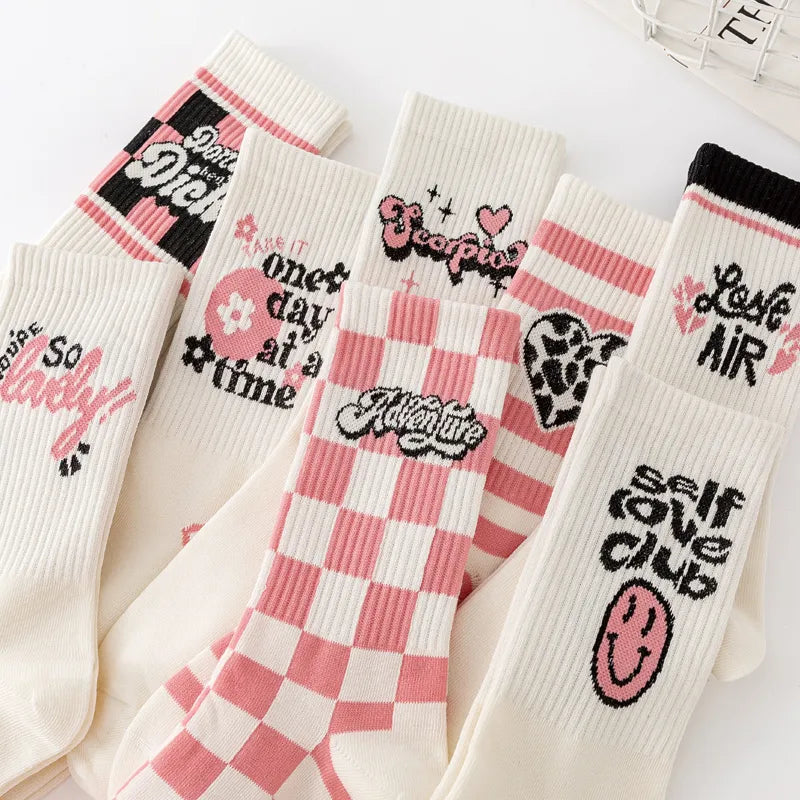 SWEET NO SENSE Women's Collage Socks