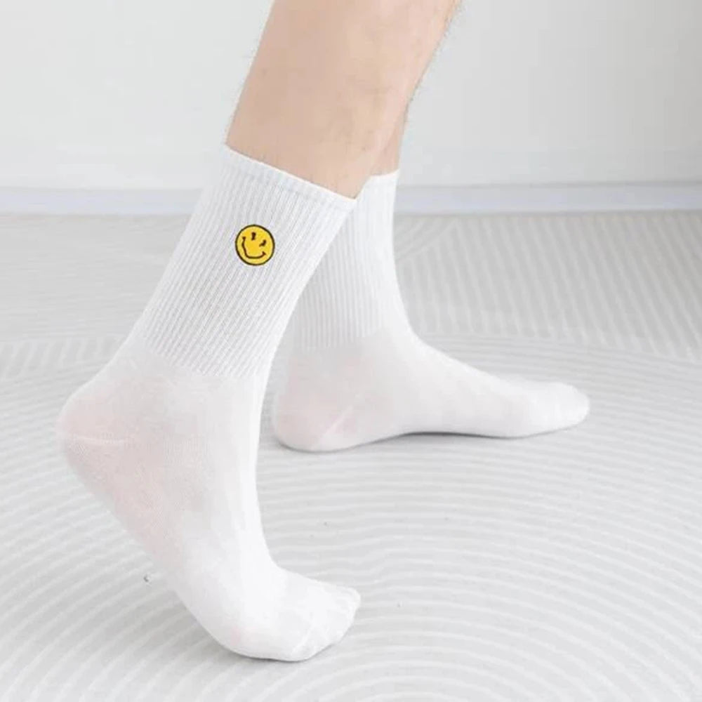 DISTORT SMILING FACE Men's Socks