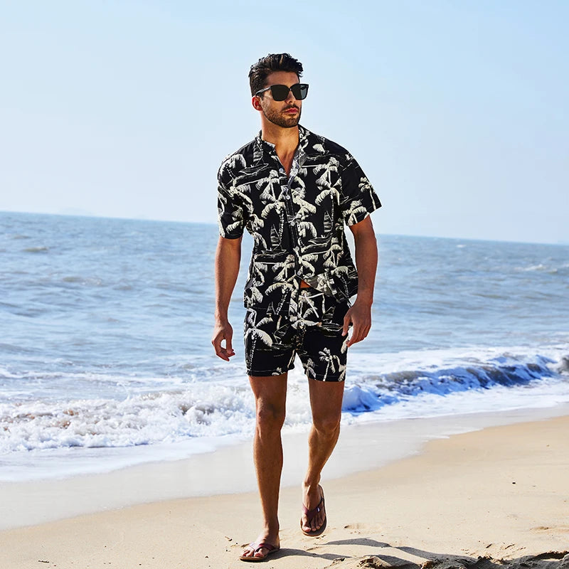 TIKALIA BEACH & SUN Men's 2 Piece Hawiian Set