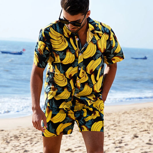 TIKALIA BEACH & SUN Men's 2 Piece Hawiian Set