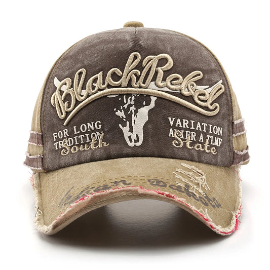 BLACK REBEL SOUTH STATE Men's Baseball Cap