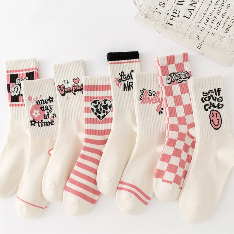 SWEET NO SENSE Women's Collage Socks