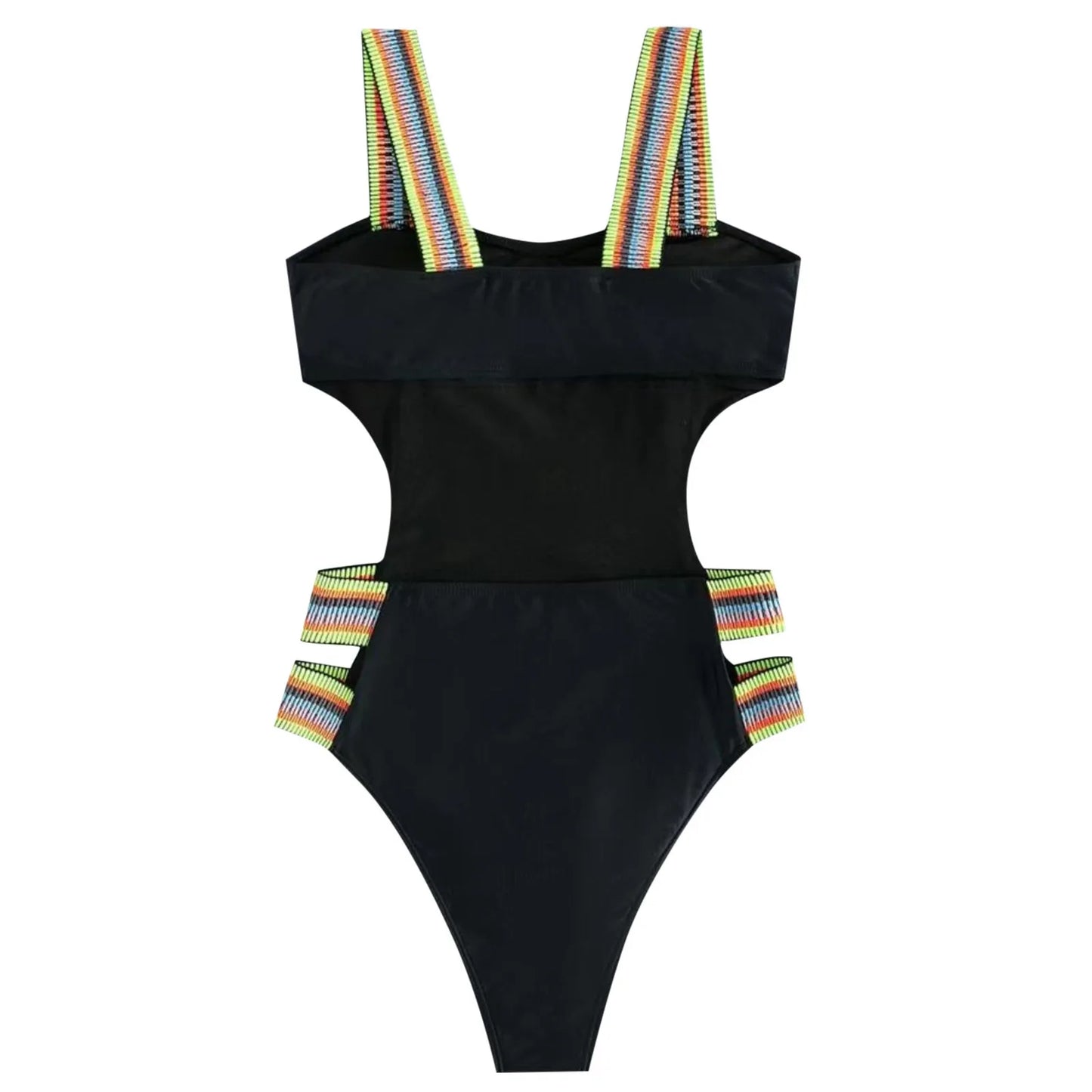 CLOUD BLACK/RAINBOW Women's One Piece Bikini